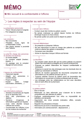 L’accueil du patient et la confidentialité