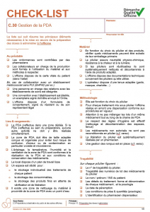 Gestion de la PDA